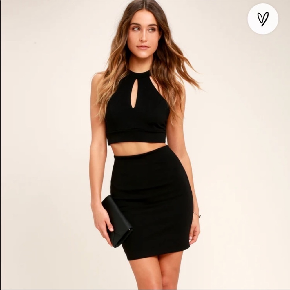 Lulus two piece outfit with Lacey back
